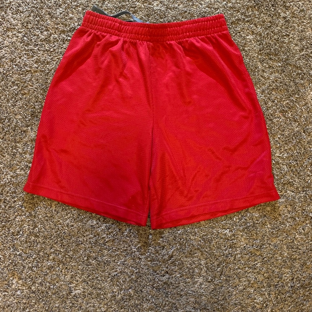 Red shorts